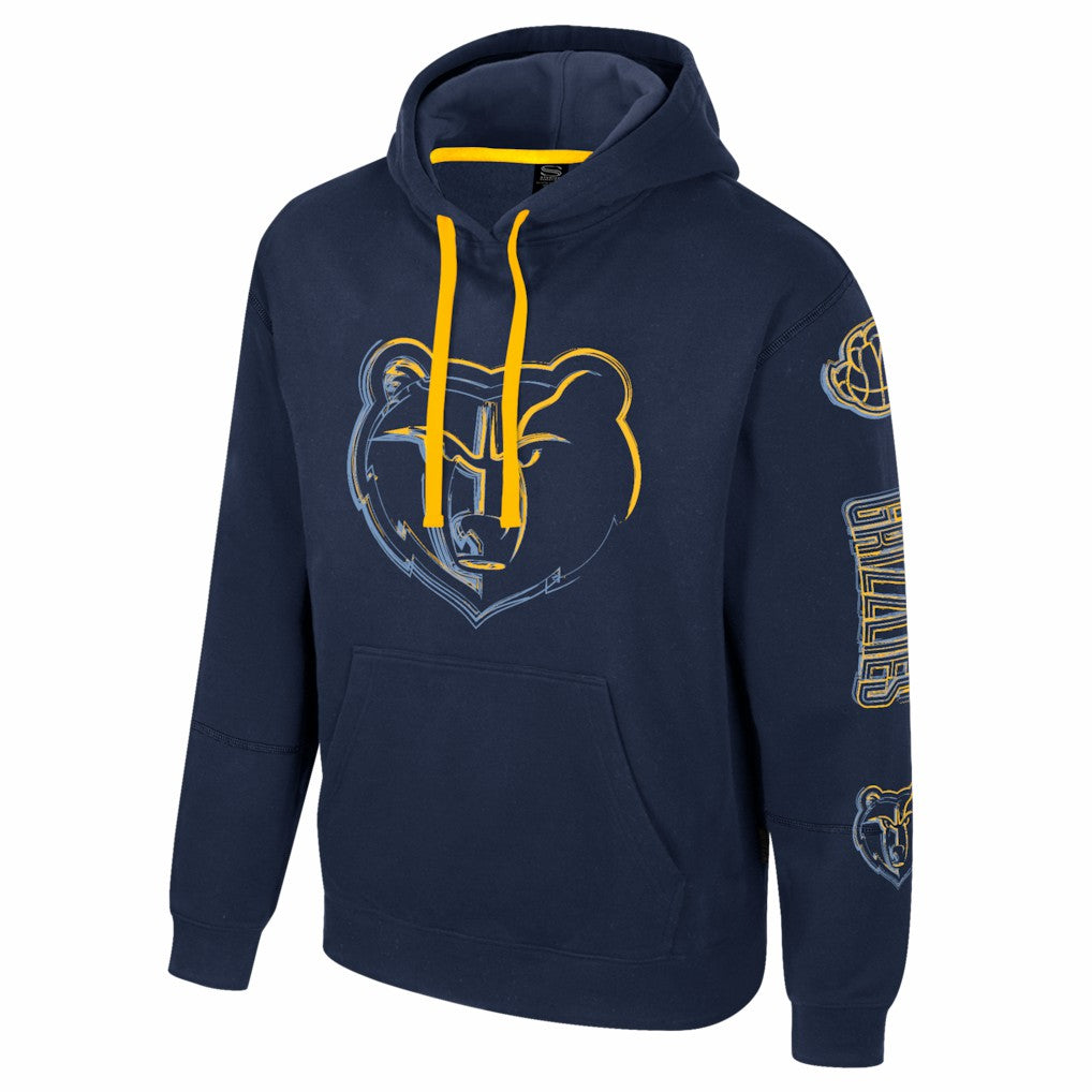 Navy Memphis Grizzlies Stadium Essentials Unisex Elementized Pullover Hoodie | NBA