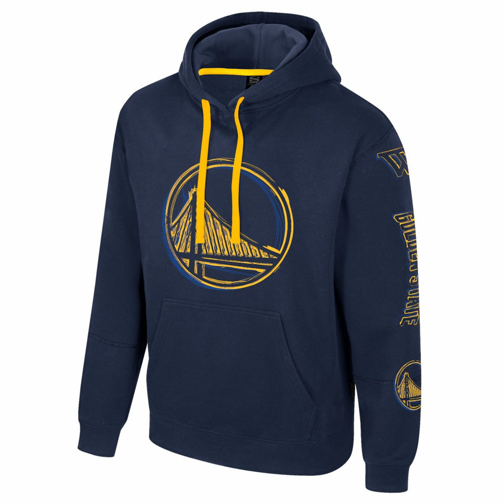 Navy Golden State Warriors Stadium Essentials Unisex Elementized Pullover Hoodie sale | NBA