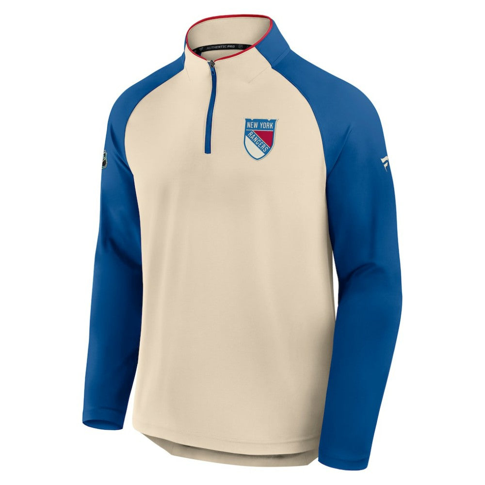 New York Rangers Fanatics 2026 NHL Winter Classic Authentic Pro Quarter-Zip -  NHL