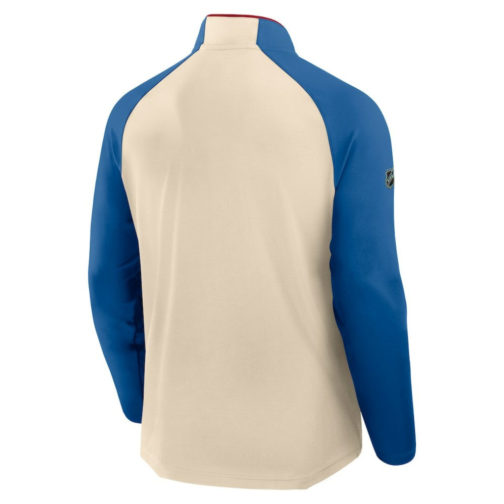 New York Rangers Fanatics 2026 NHL Winter Classic Authentic Pro Quarter-Zip -  NHL