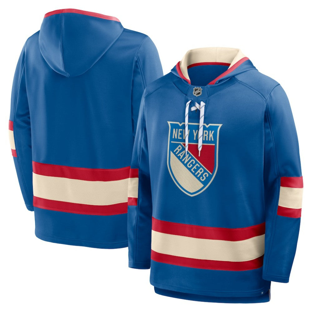 New York Rangers Fanatics 2026 NHL Winter Classic Lace Collar Hoodie -  NHL Hoodies