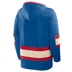 New York Rangers Fanatics 2026 NHL Winter Classic Lace Collar Hoodie -  NHL Hoodies