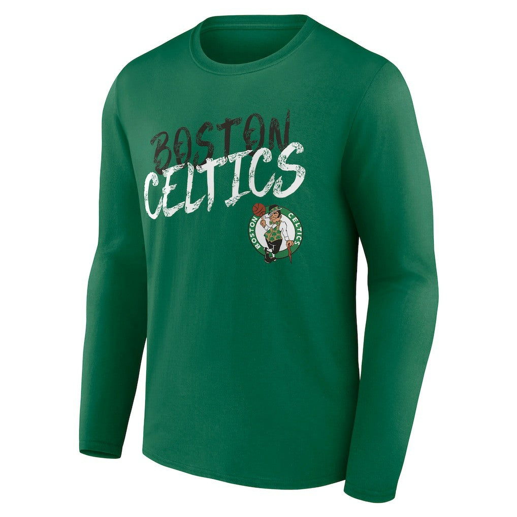 Kelly Green Boston Celtics Hustle Custom Long Sleeve T-Shirt | NBA