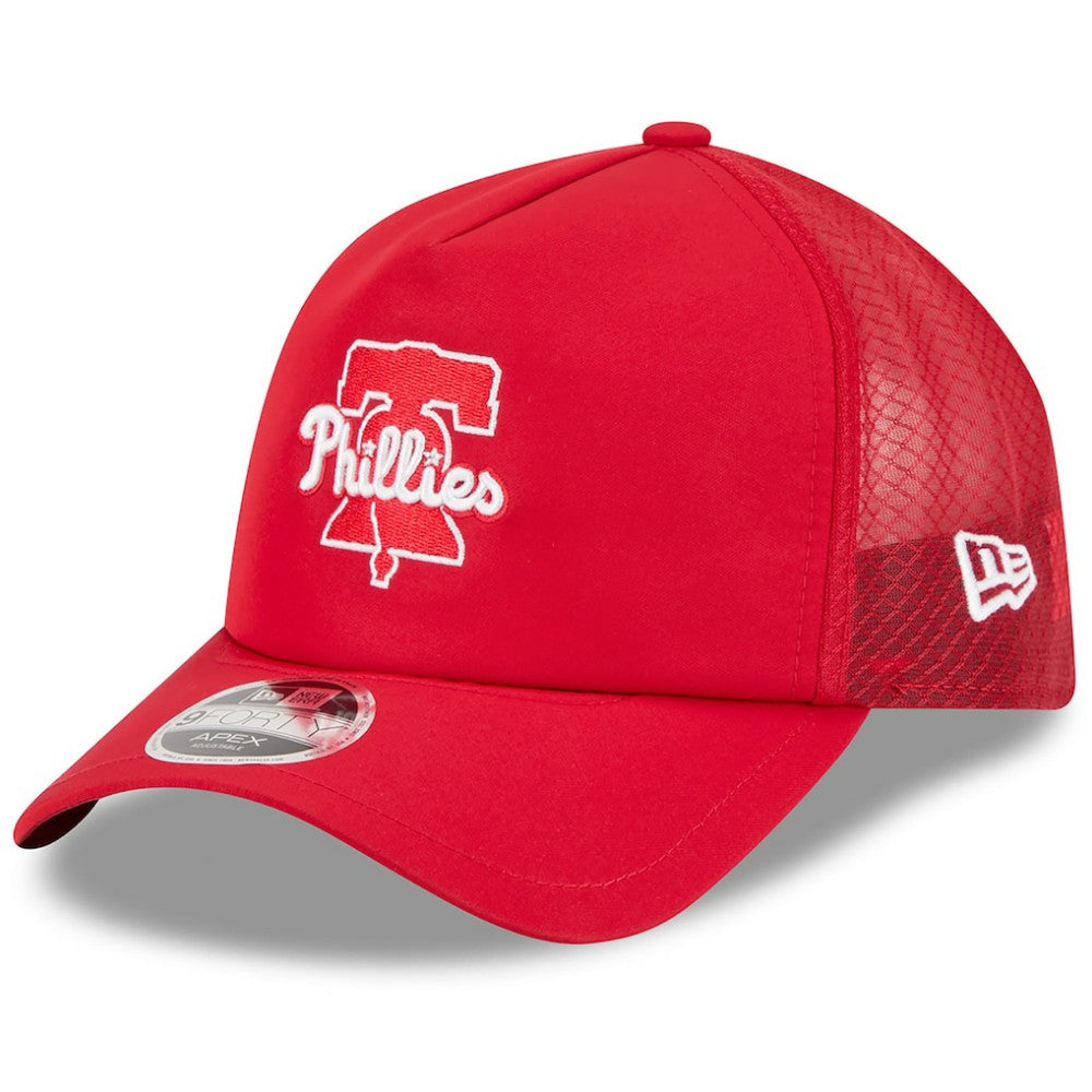 Philadelphia Phillies New Era 2026 Batting Practice Alternate Apex 9FORTY Adjustable Hat - MLB Hats