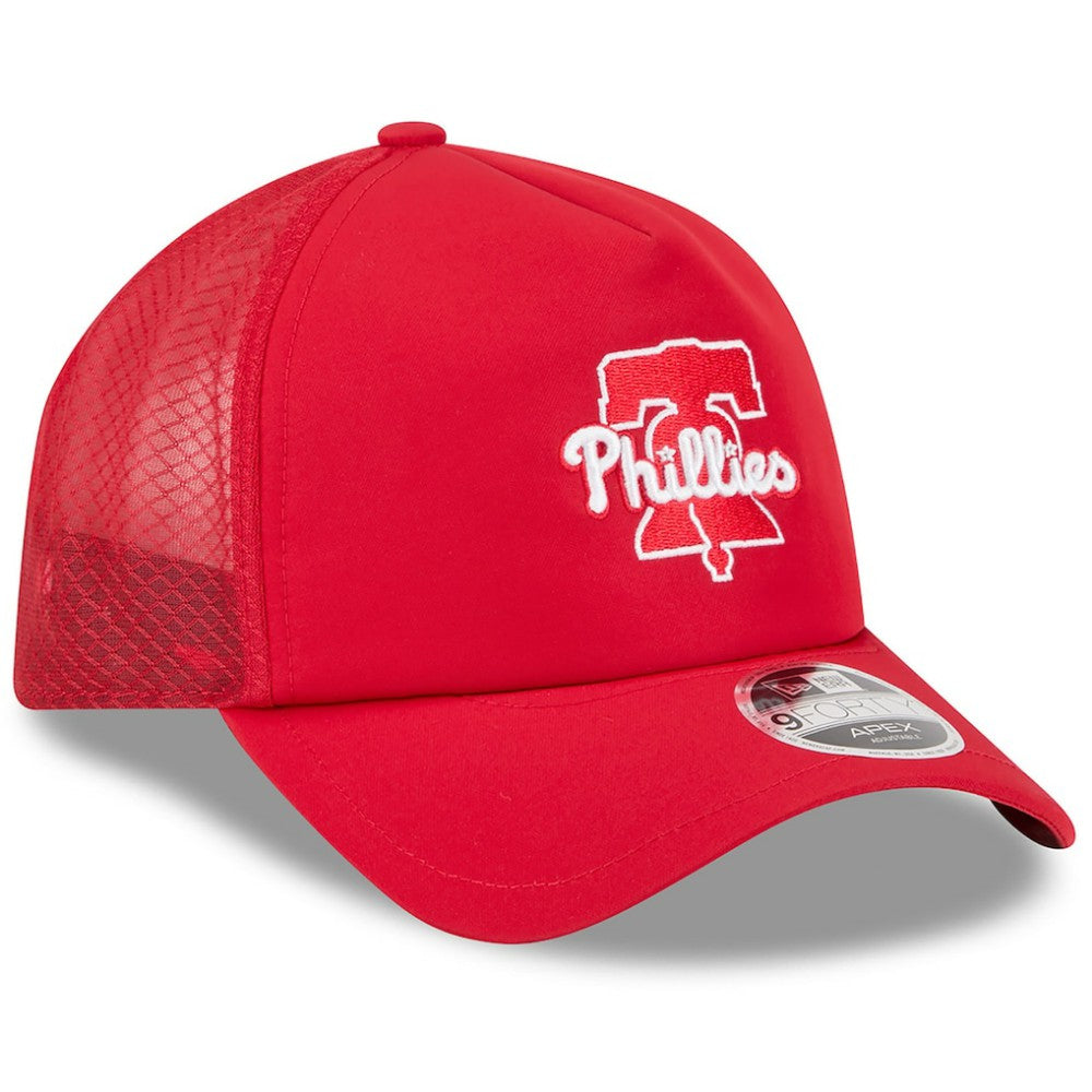 Philadelphia Phillies New Era 2026 Batting Practice Alternate Apex 9FORTY Adjustable Hat - MLB Hats