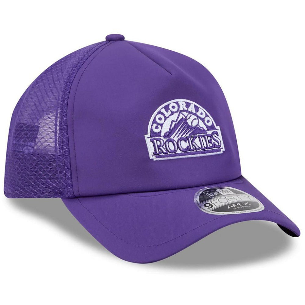 Colorado Rockies New Era 2026 Batting Practice Alternate Apex 9FORTY Adjustable Hat - MLB Hats