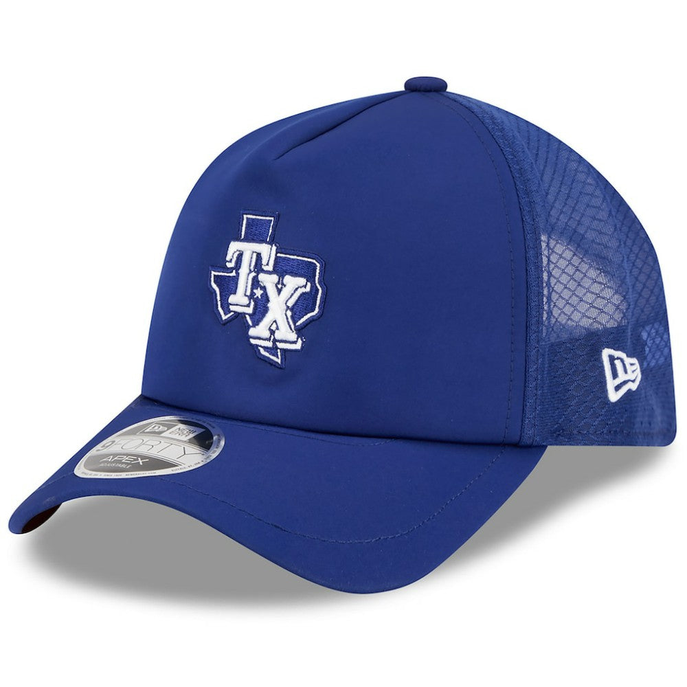 Texas Rangers New Era 2026 Batting Practice Alternate Apex 9FORTY Adjustable Hat - MLB Hats