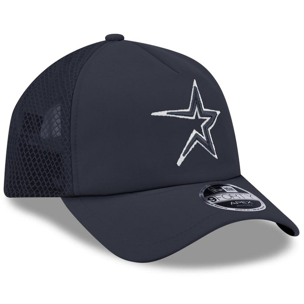 Houston Astros New Era 2026 Batting Practice Alternate Apex 9FORTY Adjustable Hat - MLB Hats