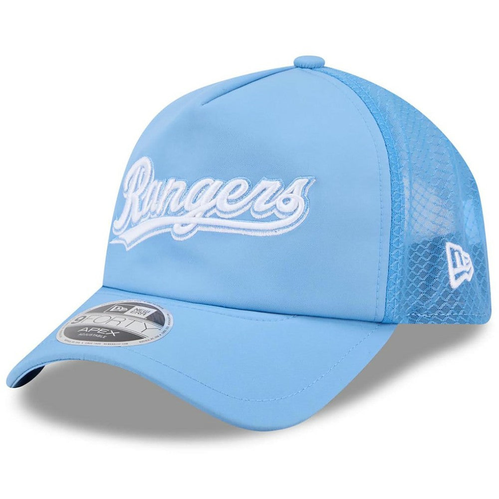 Texas Rangers New Era 2026 Batting Practice Alternate Apex 9FORTY Adjustable Hat - MLB Hats