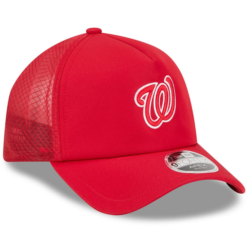 Washington Nationals New Era 2026 Batting Practice Alternate Apex 9FORTY Adjustable Hat - MLB Hats
