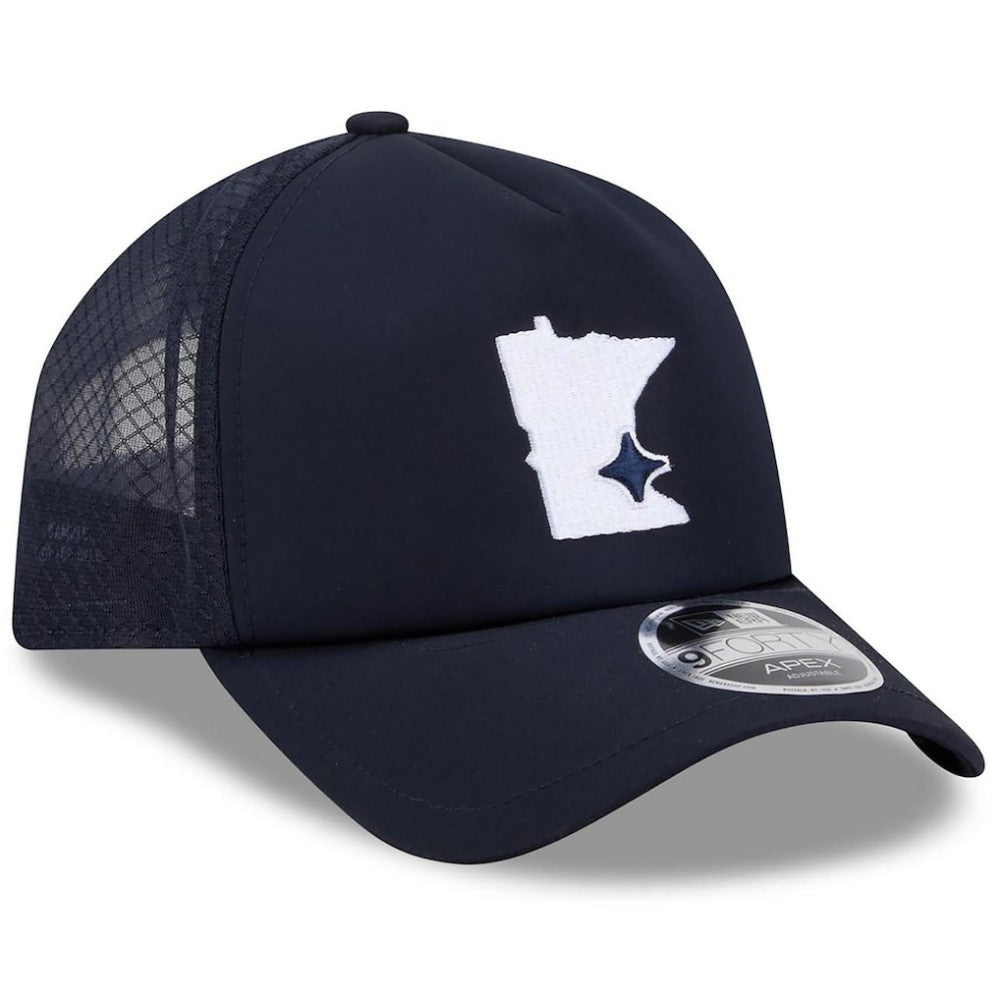 Minnesota Twins New Era 2026 Batting Practice Alternate Apex 9FORTY Adjustable Hat - MLB Hats