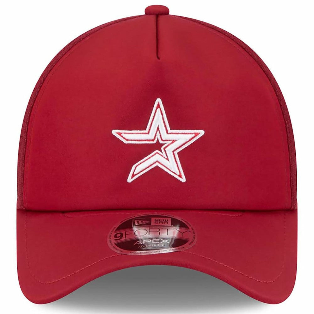 Houston Astros New Era 2026 Batting Practice Alternate Apex 9FORTY Adjustable Hat - MLB Hats
