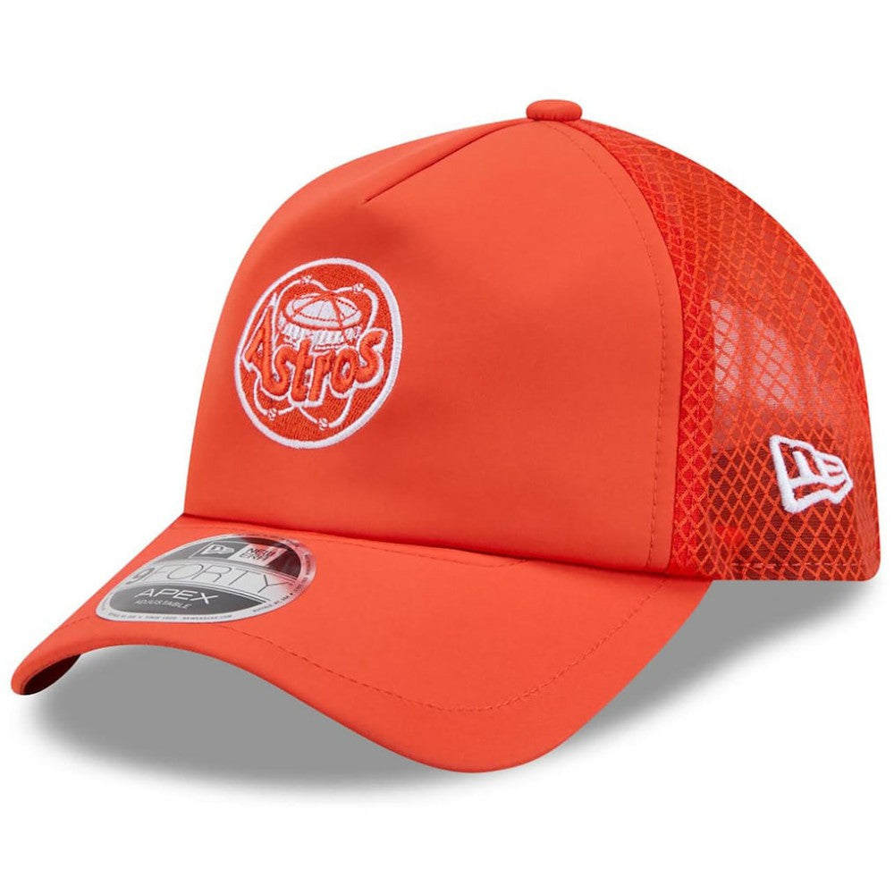 Houston Astros New Era 2026 Batting Practice Alternate Apex 9FORTY Adjustable Hat - MLB Hats
