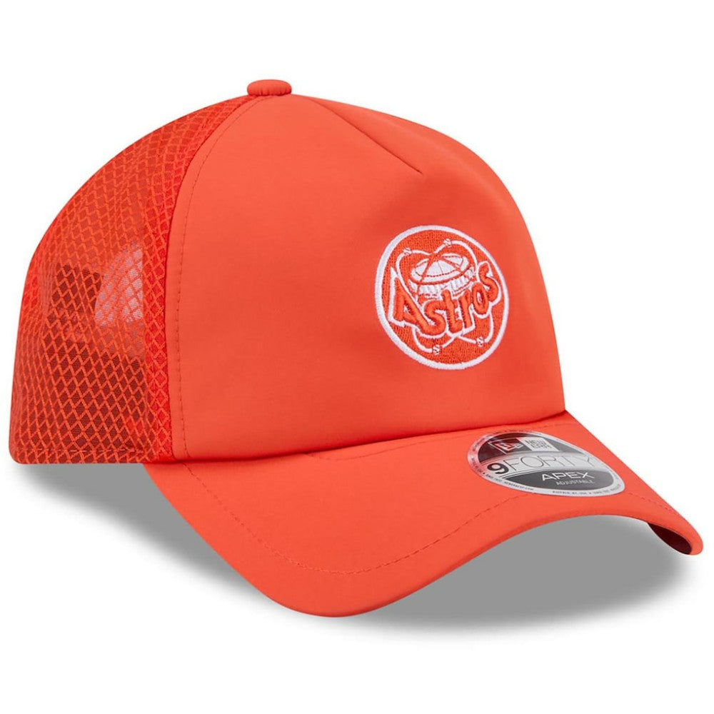 Houston Astros New Era 2026 Batting Practice Alternate Apex 9FORTY Adjustable Hat - MLB Hats