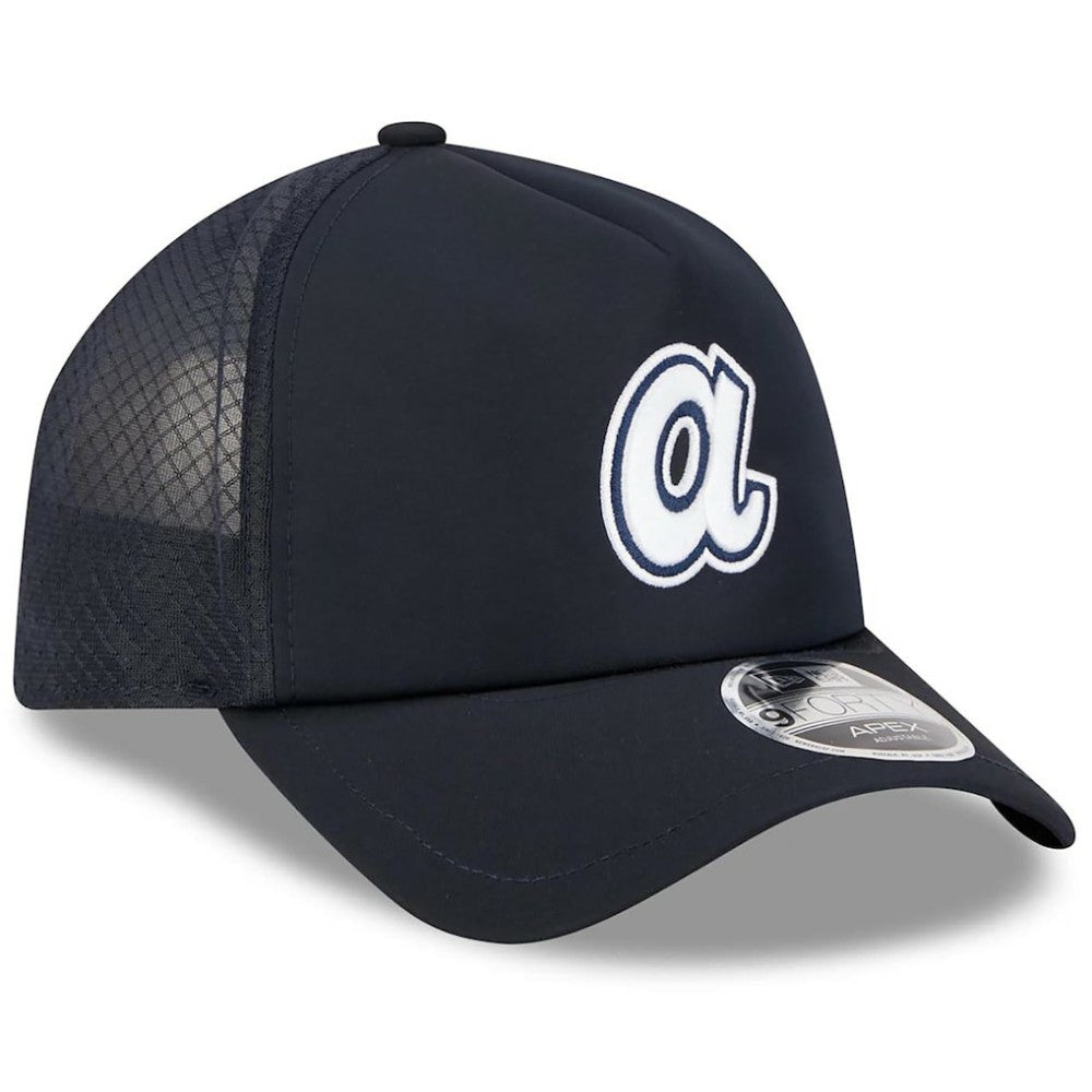 Atlanta Braves New Era 2026 Batting Practice Alternate Apex 9FORTY Adjustable Hat - MLB Hats