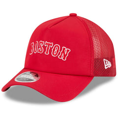 Boston Red Sox New Era 2026 Batting Practice Alternate Apex 9FORTY Adjustable Hat - MLB Hats