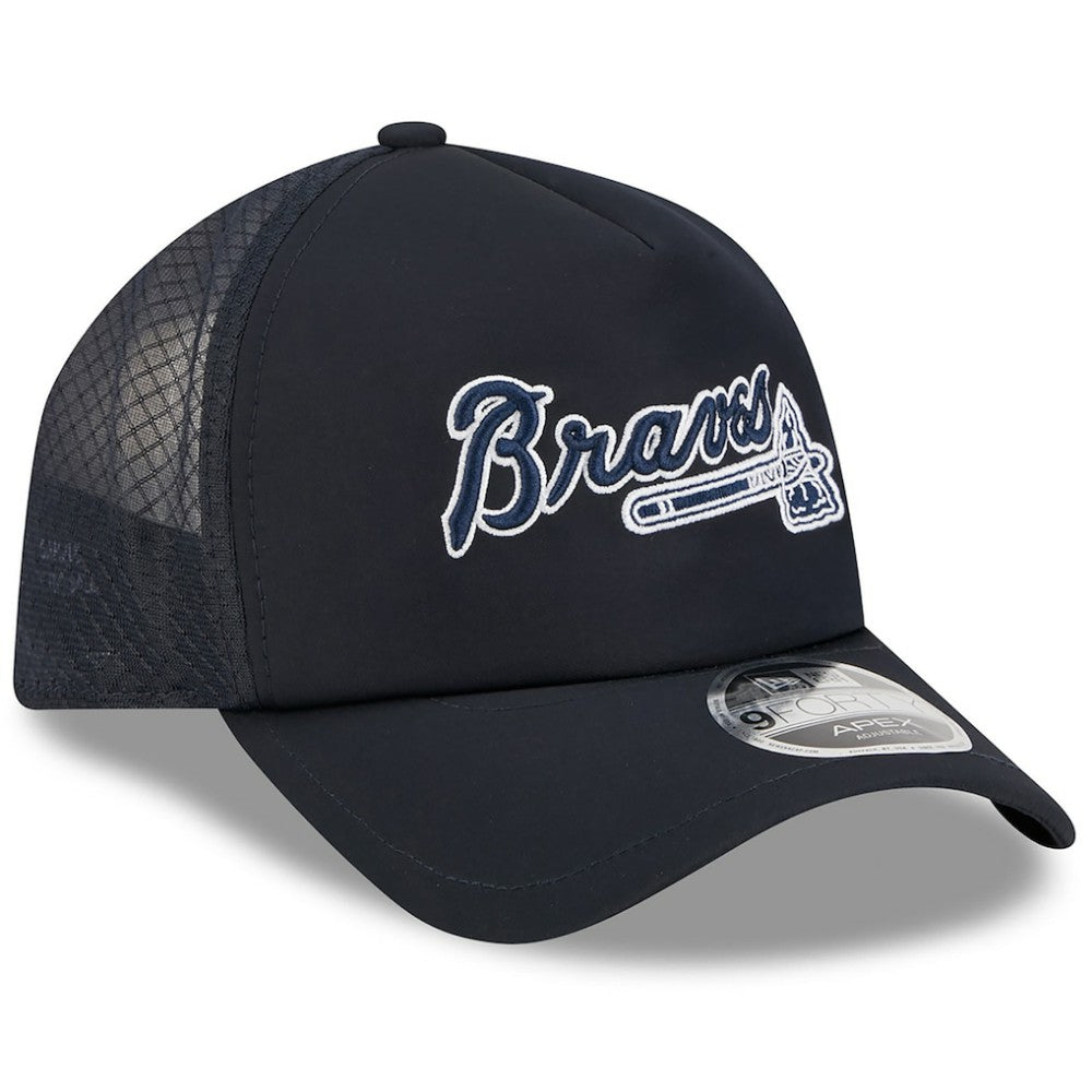 Atlanta Braves New Era 2026 Batting Practice Alternate Apex 9FORTY Adjustable Hat - MLB Hats