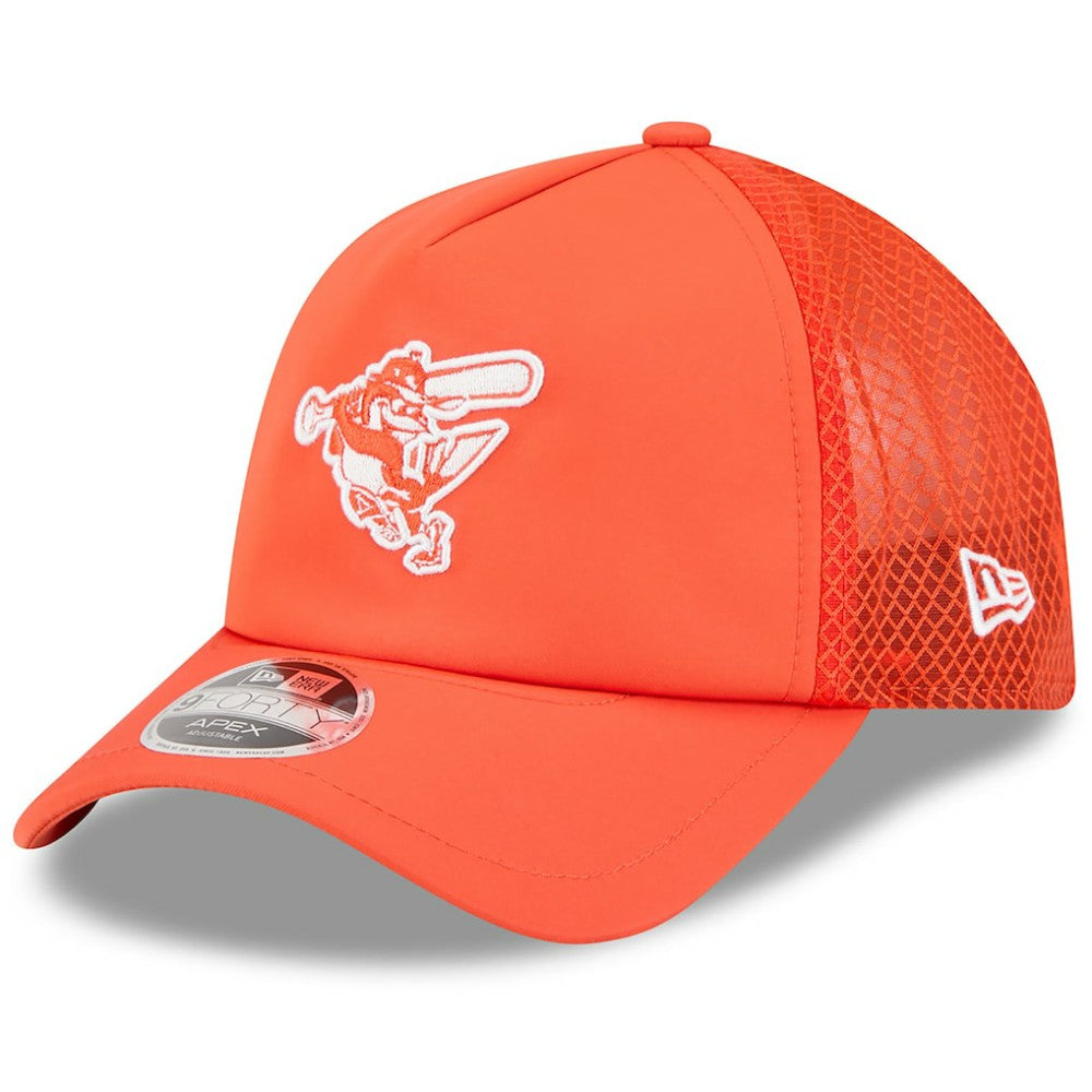 Baltimore Orioles New Era 2026 Batting Practice Alternate Apex 9FORTY Adjustable Hat - MLB Hats
