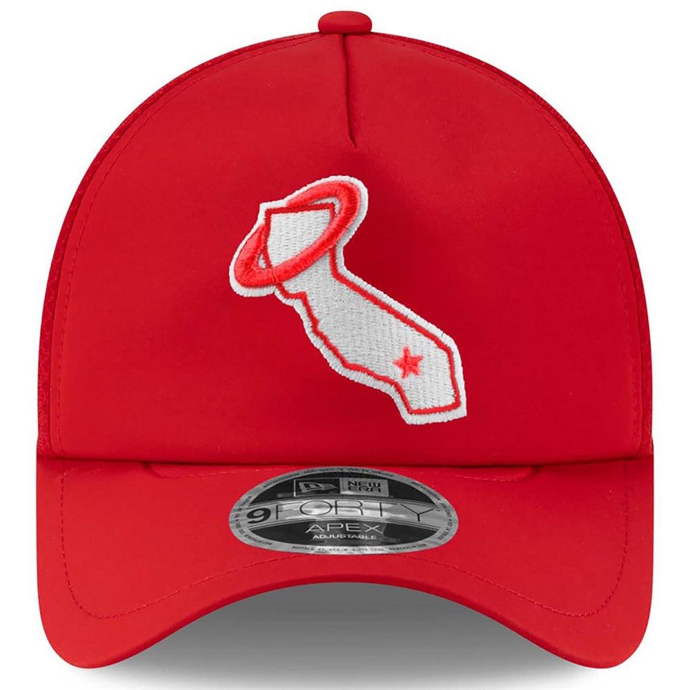 Los Angeles Angels New Era 2026 Batting Practice Alternate Apex 9FORTY Adjustable Hat - MLB Hats