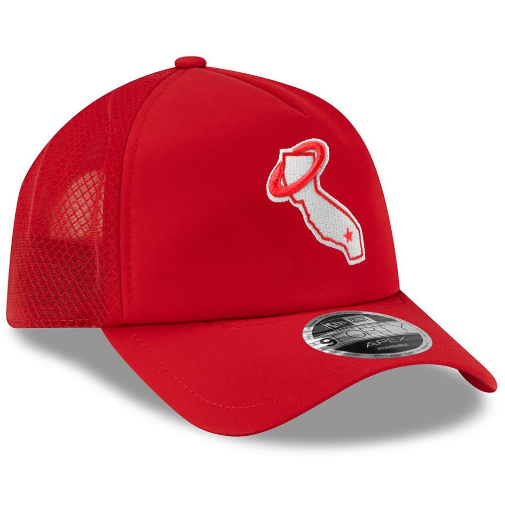 Los Angeles Angels New Era 2026 Batting Practice Alternate Apex 9FORTY Adjustable Hat - MLB Hats