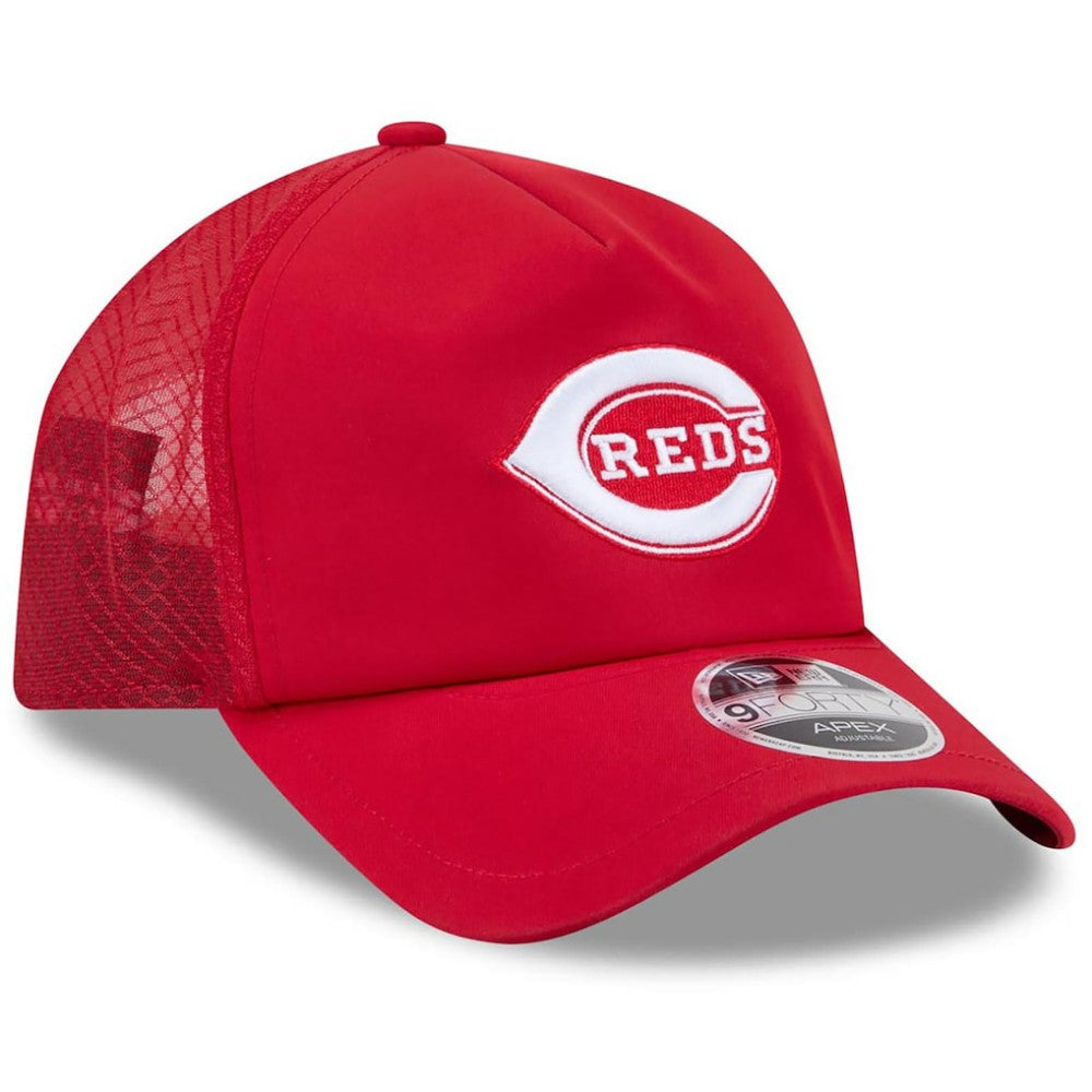 Cincinnati Reds New Era 2026 Batting Practice Alternate Apex 9FORTY Adjustable Hat - MLB Hats
