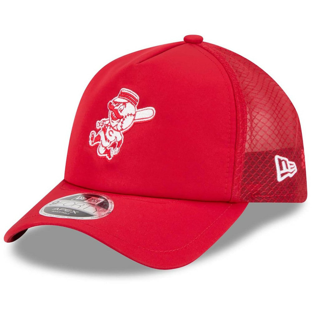 Cincinnati Reds New Era 2026 Batting Practice Alternate Apex 9FORTY Adjustable Hat - MLB Hats