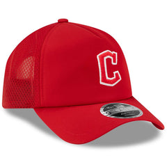 Cleveland Guardians New Era 2026 Batting Practice Apex 9FORTY Adjustable Trucker Hat - MLB Hats