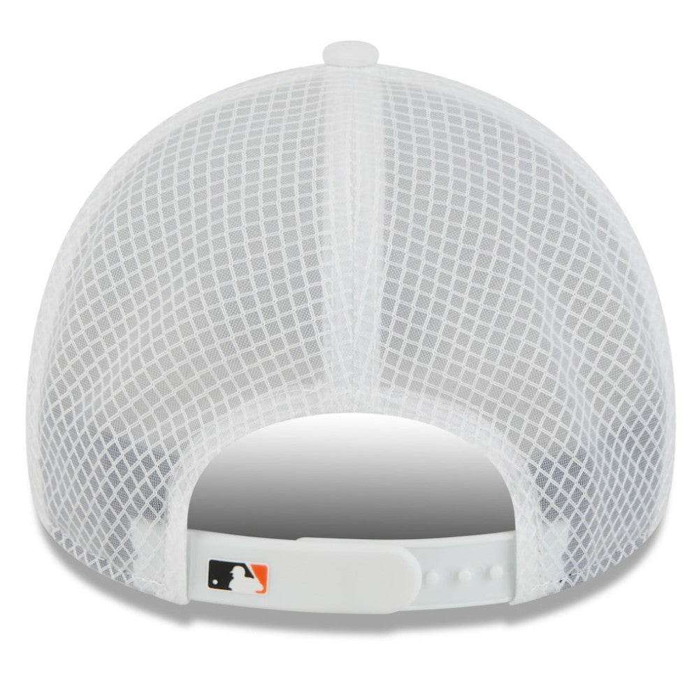 Baltimore Orioles New Era 2026 Batting Practice Apex 9FORTY Adjustable Trucker Hat - MLB Hats