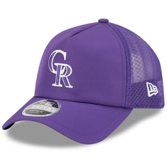 Colorado Rockies New Era 2026 Batting Practice Apex 9FORTY Adjustable Trucker Hat - MLB Hats