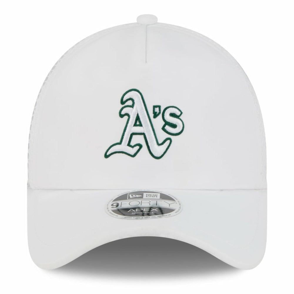 Athletics New Era 2026 Batting Practice Apex 9FORTY Adjustable Trucker Hat - MLB Hats