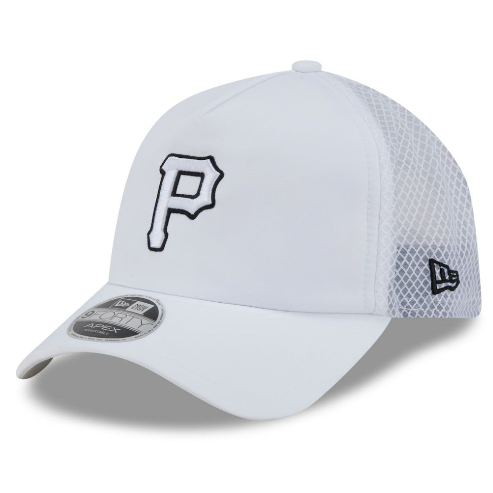 Pittsburgh Pirates New Era 2026 Batting Practice Apex 9FORTY Adjustable Trucker Hat - MLB Hats