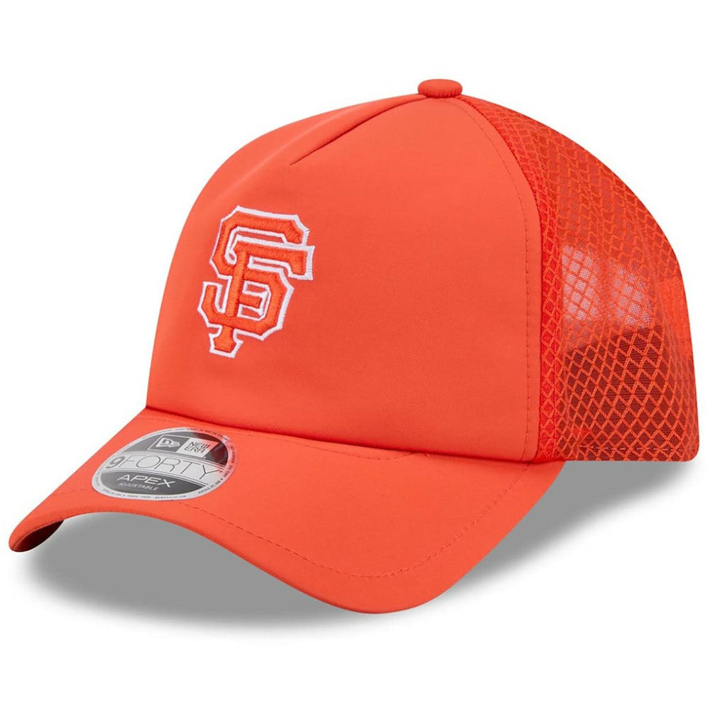 San Francisco Giants New Era 2026 Batting Practice Apex 9FORTY Adjustable Trucker Hat - MLB Hats