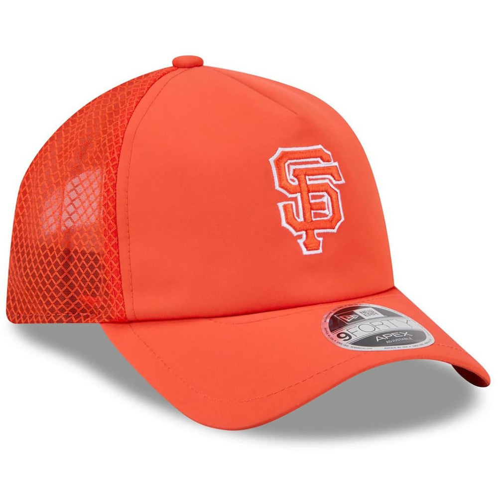 San Francisco Giants New Era 2026 Batting Practice Apex 9FORTY Adjustable Trucker Hat - MLB Hats