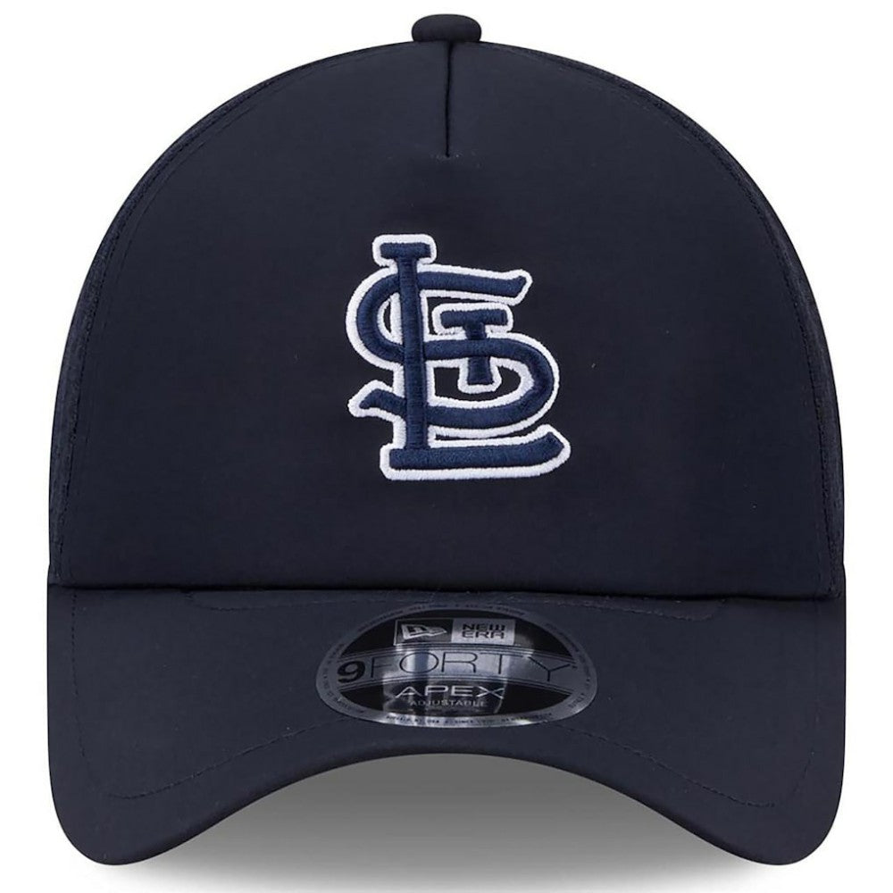 St. Louis Cardinals New Era 2026 Batting Practice Apex 9FORTY Adjustable Trucker Hat - MLB Hats