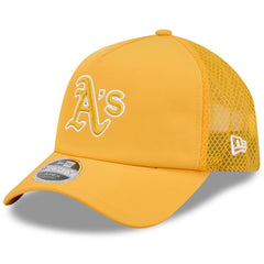 Athletics New Era 2026 Batting Practice Apex 9FORTY Adjustable Trucker Hat - MLB Hats
