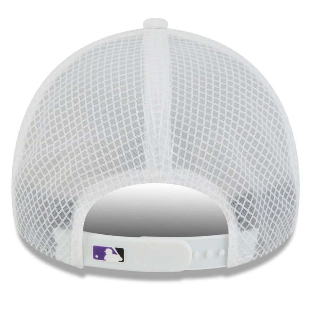 Colorado Rockies New Era 2026 Batting Practice Apex 9FORTY Adjustable Trucker Hat - MLB Hats