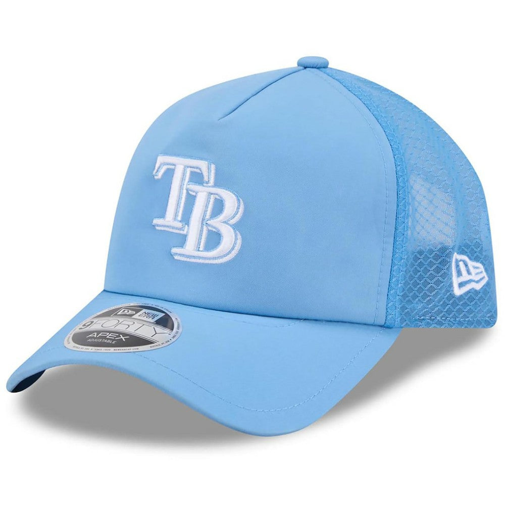 Tampa Bay Rays New Era 2026 Batting Practice Apex 9FORTY Adjustable Trucker Hat - MLB Hats