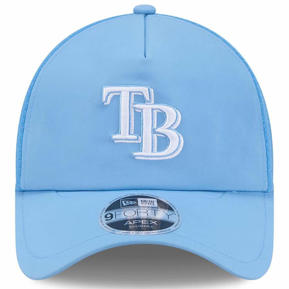 Tampa Bay Rays New Era 2026 Batting Practice Apex 9FORTY Adjustable Trucker Hat - MLB Hats
