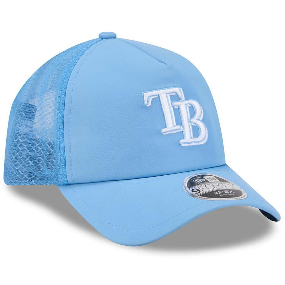 Tampa Bay Rays New Era 2026 Batting Practice Apex 9FORTY Adjustable Trucker Hat - MLB Hats