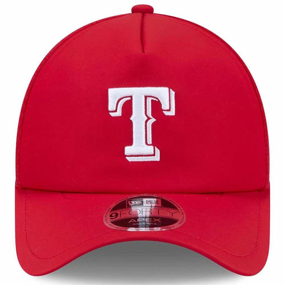 Texas Rangers New Era 2026 Batting Practice Apex 9FORTY Adjustable Trucker Hat - MLB Hats