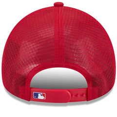 Texas Rangers New Era 2026 Batting Practice Apex 9FORTY Adjustable Trucker Hat - MLB Hats