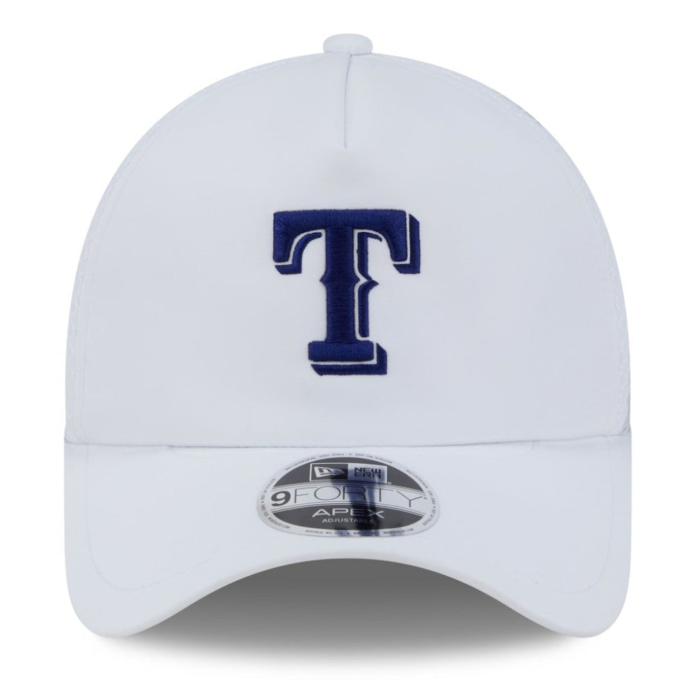 Texas Rangers New Era 2026 Batting Practice Apex 9FORTY Adjustable Trucker Hat - MLB Hats