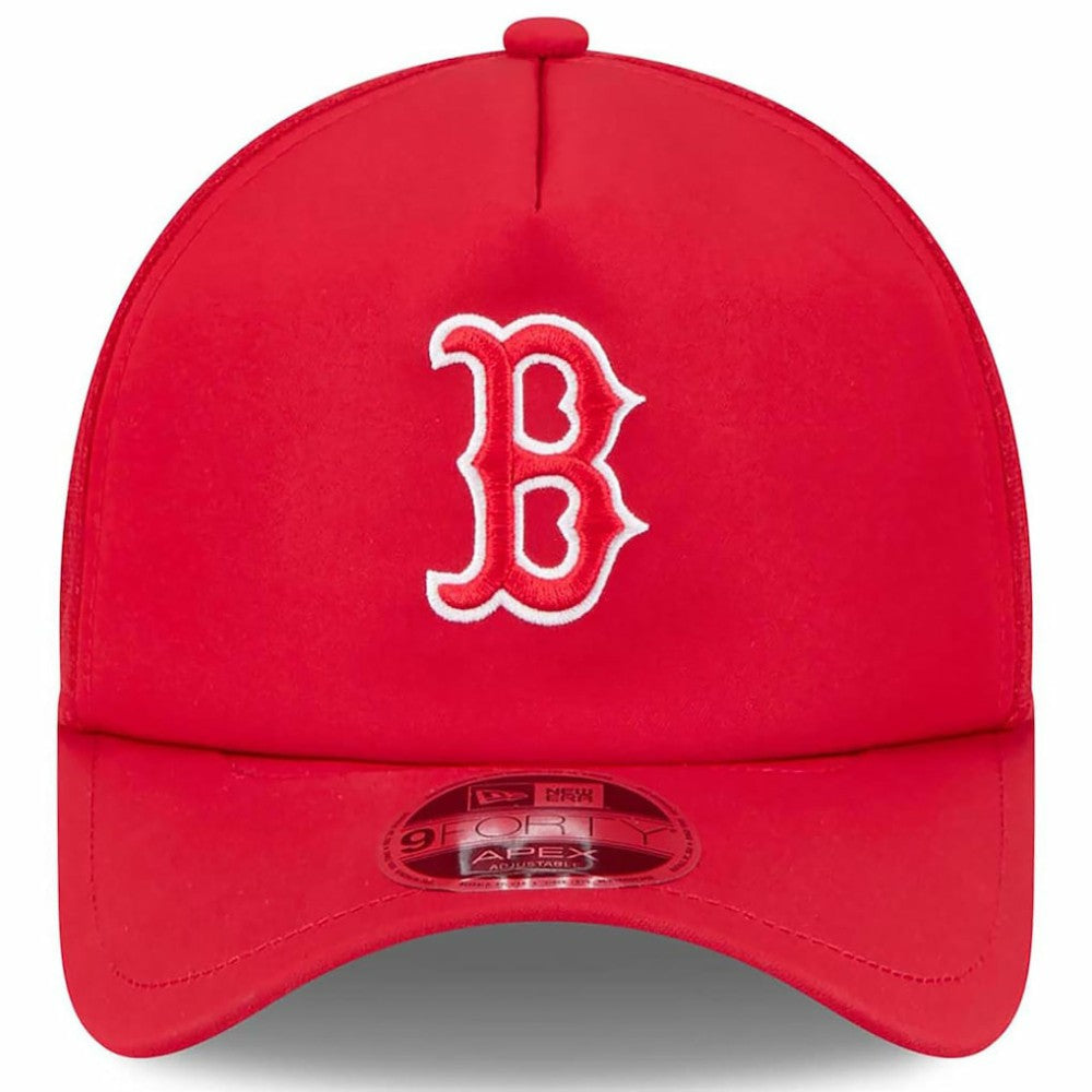 Boston Red Sox New Era 2026 Batting Practice Apex 9FORTY Adjustable Trucker Hat - MLB Hats
