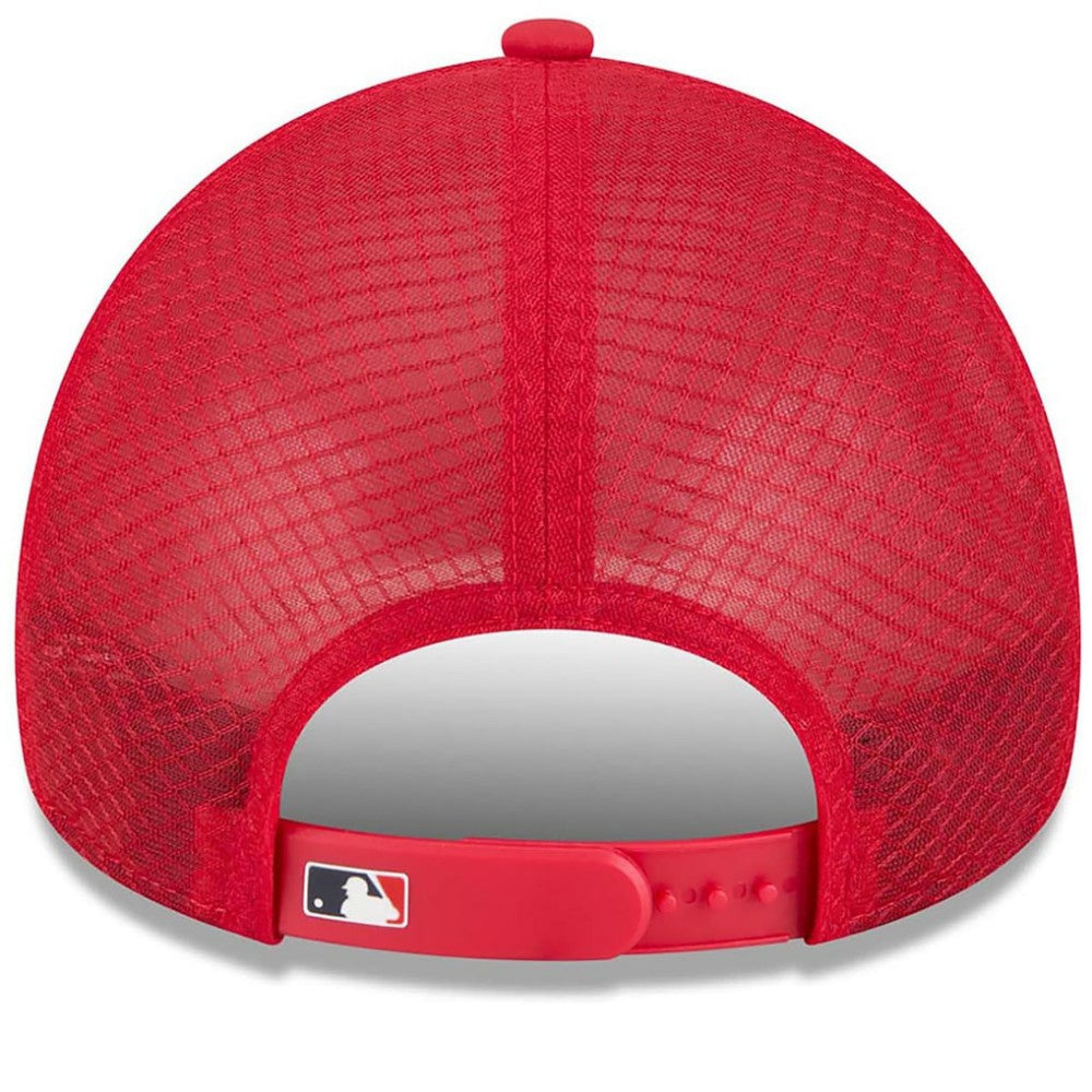 Boston Red Sox New Era 2026 Batting Practice Apex 9FORTY Adjustable Trucker Hat - MLB Hats