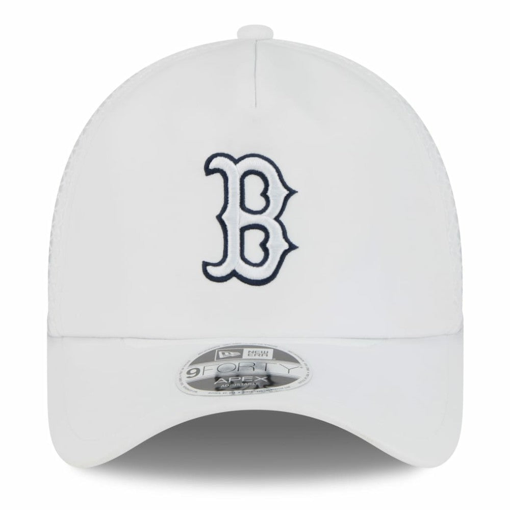 Boston Red Sox New Era 2026 Batting Practice Apex 9FORTY Adjustable Trucker Hat - MLB Hats