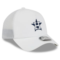 Houston Astros New Era 2026 Batting Practice Apex 9FORTY Adjustable Trucker Hat - MLB Hats