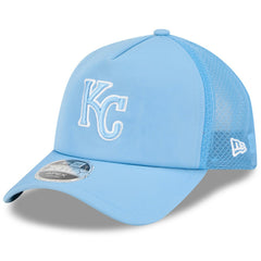 Kansas City Royals New Era 2026 Batting Practice Apex 9FORTY Adjustable Trucker Hat - MLB Hats
