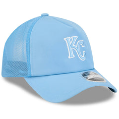 Kansas City Royals New Era 2026 Batting Practice Apex 9FORTY Adjustable Trucker Hat - MLB Hats