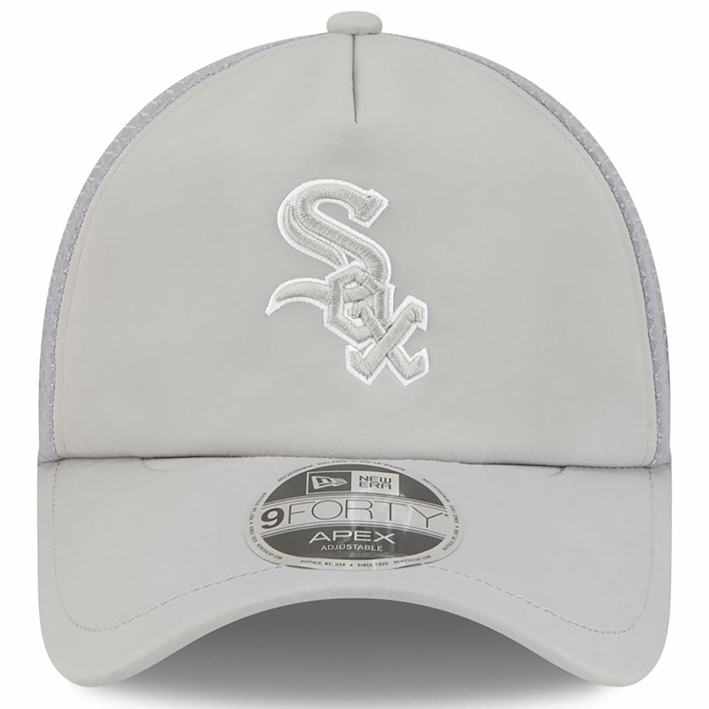 Chicago White Sox New Era 2026 Batting Practice Apex 9FORTY Adjustable Trucker Hat - MLB Hats