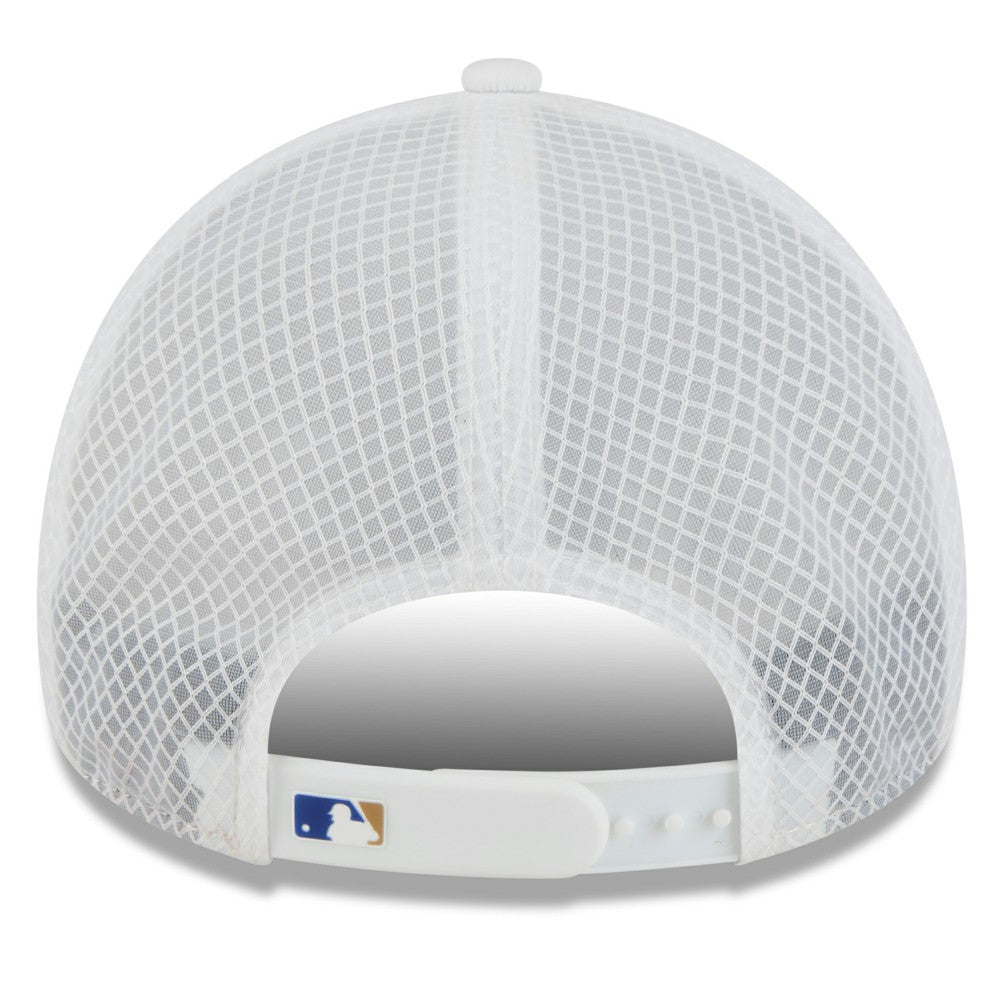 Kansas City Royals New Era 2026 Batting Practice Apex 9FORTY Adjustable Trucker Hat - MLB Hats